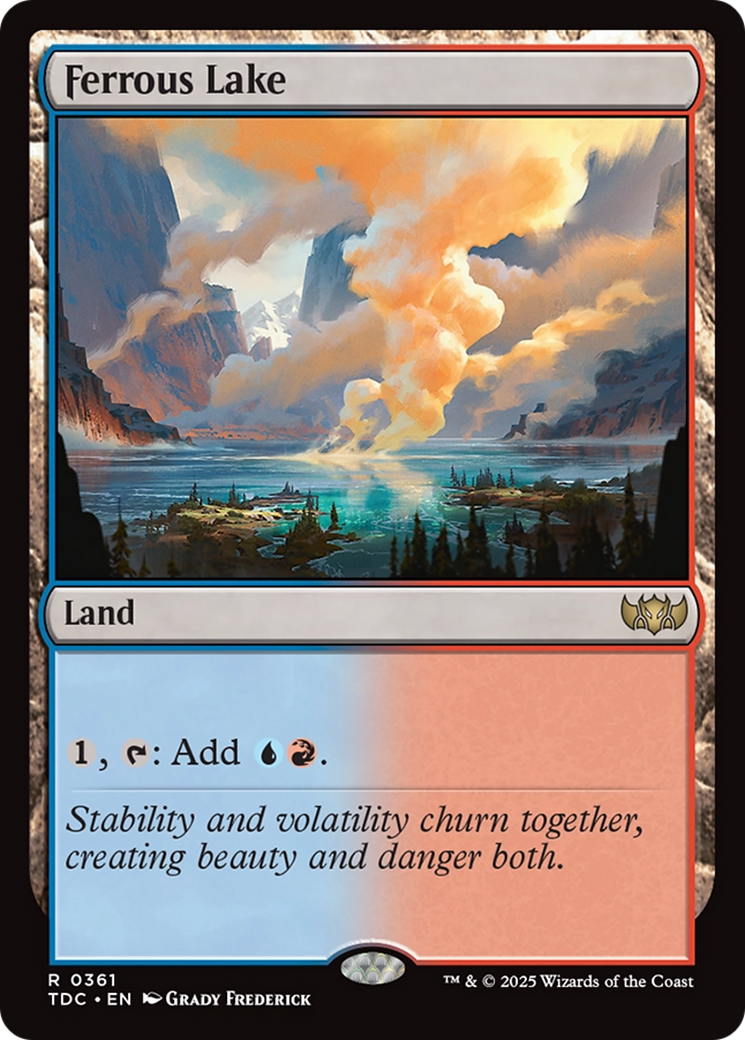 Ferrous Lake [Tarkir: Dragonstorm Commander] | Good Games Morley