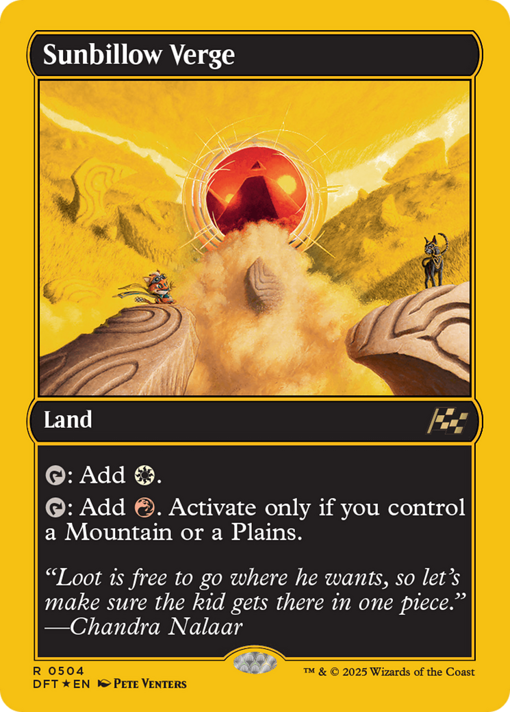 Sunbillow Verge (First-Place Foil) [Aetherdrift] | Good Games Morley