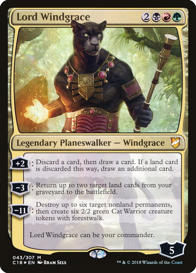 Lord Windgrace 43 (Commander 2018)  - Foil | Good Games Morley