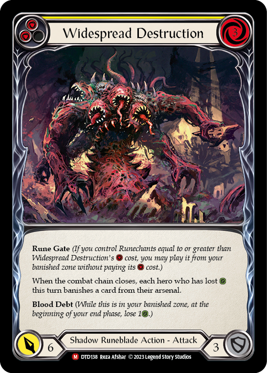 Widespread Destruction [DTD138] (Dusk Till Dawn)  Rainbow Foil | Good Games Morley