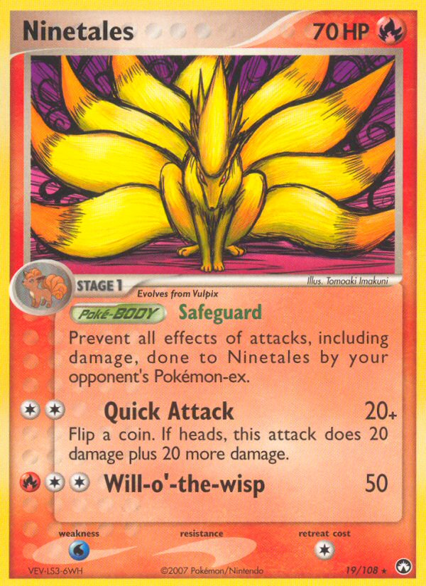 Ninetales (19/108) [EX: Power Keepers] | Good Games Morley