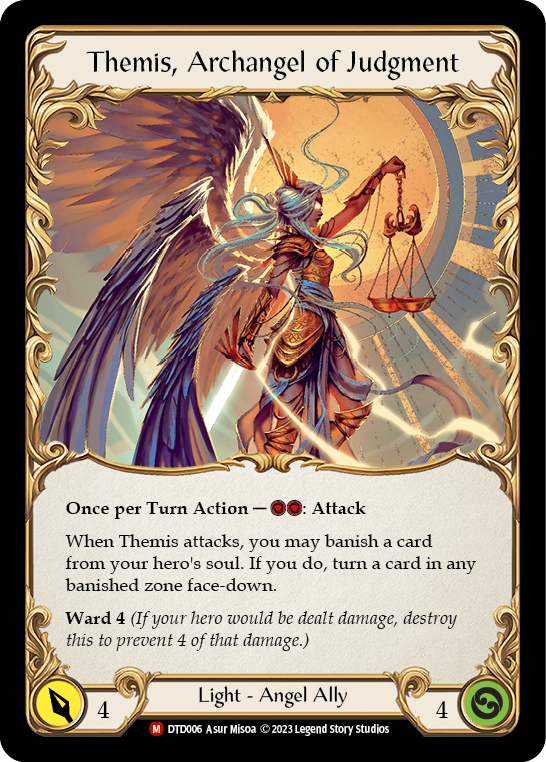 Figment of Judgment // Themis, Archangel of Judgment [DTD006] (Dusk Till Dawn) | Good Games Morley