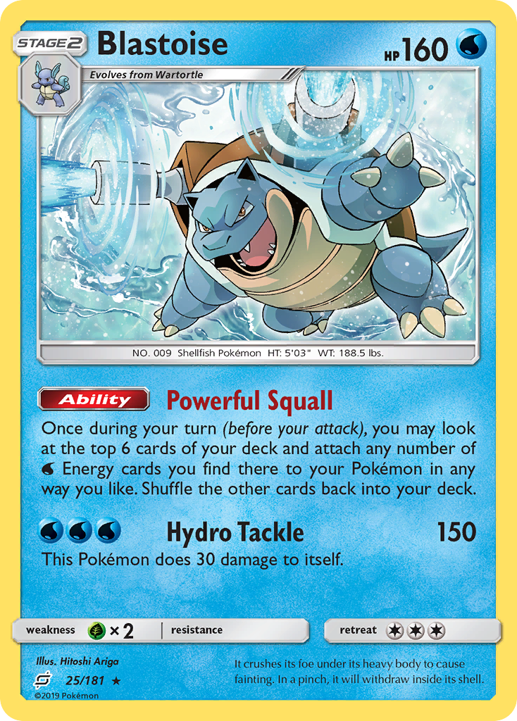 Blastoise (25/181) [Sun & Moon: Team Up] | Good Games Morley