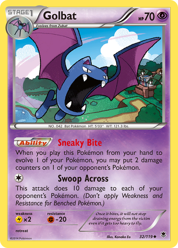 Golbat (32/119) [XY: Phantom Forces] | Good Games Morley