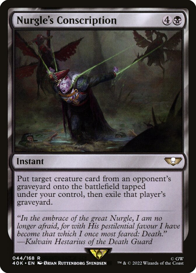 Nurgle's Conscription 44 (Universes Beyond: Warhammer 40,000)  | Good Games Morley