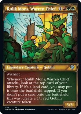 Rulik Mons Warren Chief Textured Foil 357/281 (Dominaria United)  - Foil | Good Games Morley