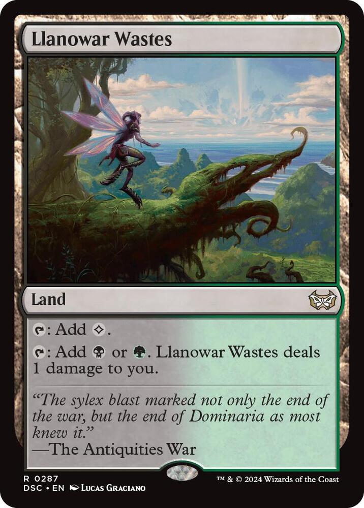 Llanowar Wastes 287/40 (Commander: Duskmourn: House of Horror)  | Good Games Morley
