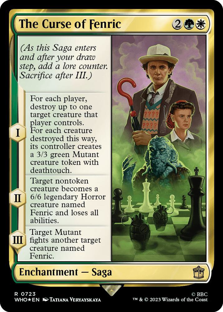The Curse of Fenric 723/331 (Universes Beyond: Doctor Who)  - Surge Foil | Good Games Morley