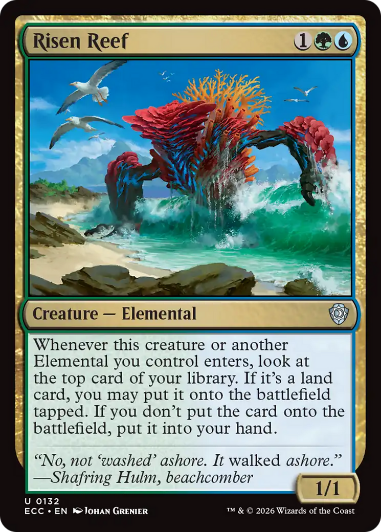 Risen Reef [Lorwyn Eclipsed Commander] | Good Games Morley