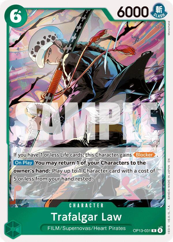 Trafalgar Law OP13-031 (Carrying On His Will)  - Foil | Good Games Morley