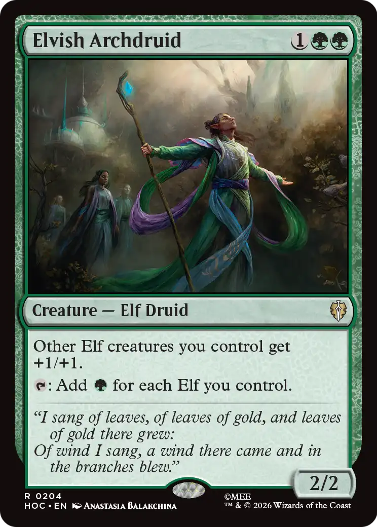 Elvish Archdruid [The Hobbit: Eternal-Legal] | Good Games Morley