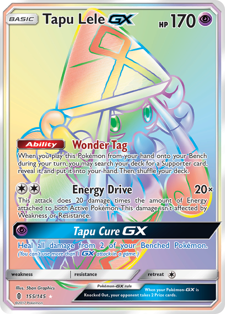 Tapu Lele GX (155/145) [Sun & Moon: Guardians Rising] | Good Games Morley