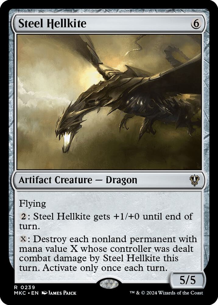 Steel Hellkite 239/311 (Commander: Murders at Karlov Manor)  | Good Games Morley