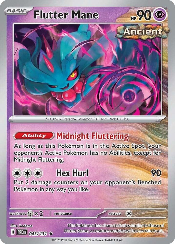Flutter Mane (043/131) [Scarlet & Violet: Prismatic Evolutions] | Good Games Morley