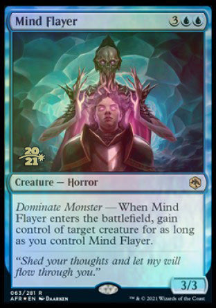 Mind Flayer [Dungeons & Dragons: Adventures in the Forgotten Realms Prerelease Promos] | Good Games Morley