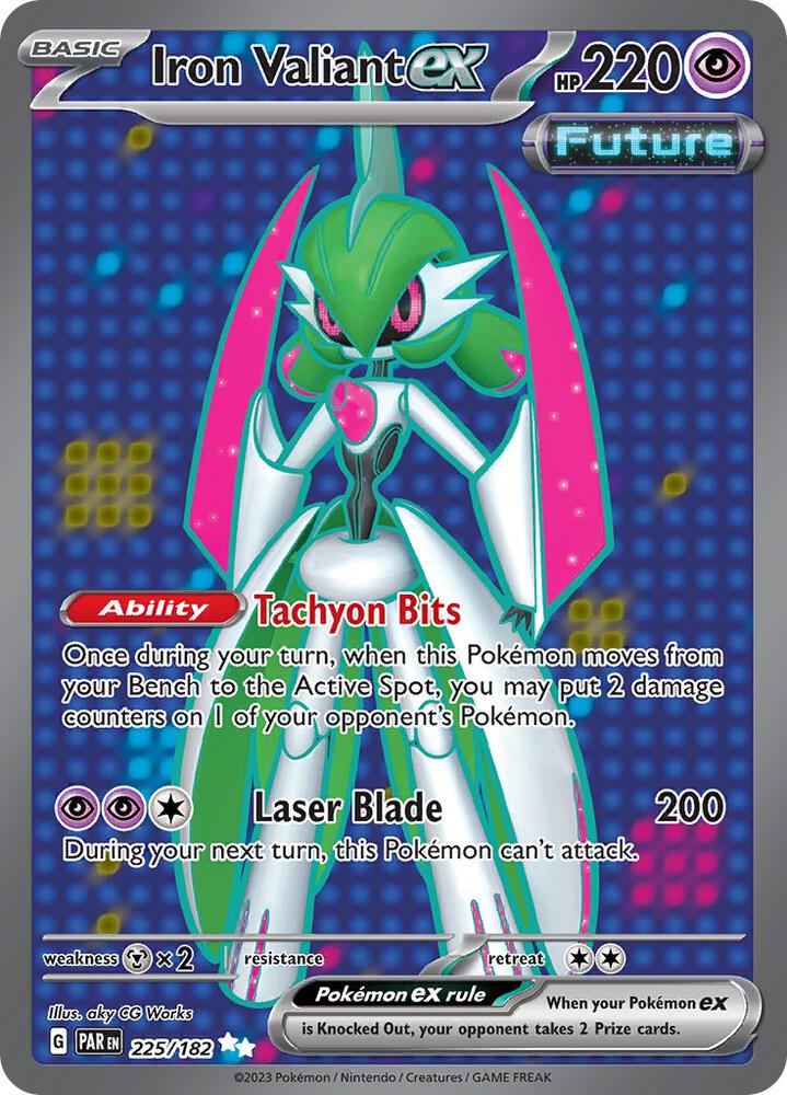 Iron Valiant ex 225/182 (SV04: Paradox Rift)  - Holofoil | Good Games Morley