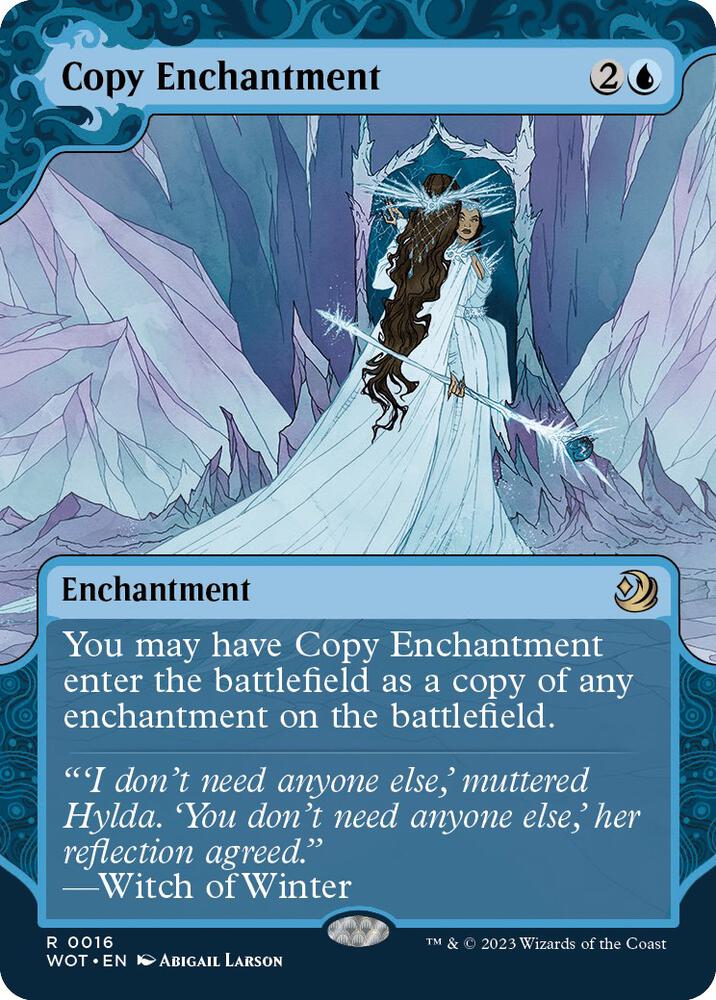 Copy Enchantment 16/63 (Wilds of Eldraine: Enchanting Tales)  - Showcase Foil | Good Games Morley
