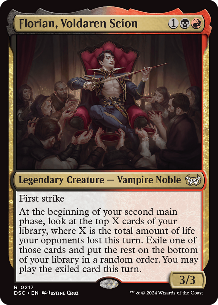 Florian, Voldaren Scion [Duskmourn: House of Horror Commander] | Good Games Morley