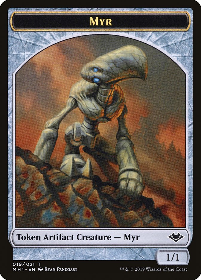 Goblin (010) // Myr (019) Double-Sided Token [Modern Horizons Tokens] | Good Games Morley