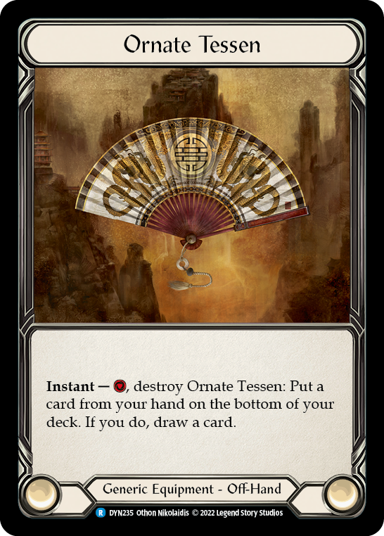 Ornate Tessen [DYN235] (Dynasty)  Cold Foil | Good Games Morley