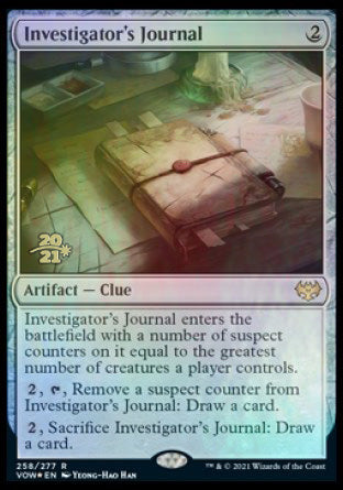 Investigator's Journal [Innistrad: Crimson Vow Prerelease Promos] | Good Games Morley