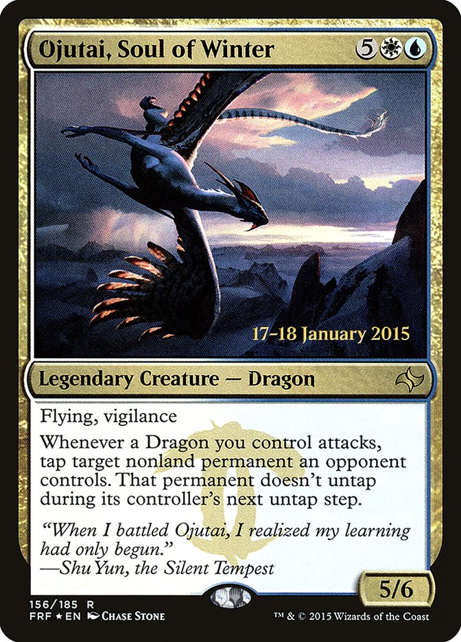 Ojutai, Soul of Winter [Fate Reforged Prerelease Promos] | Good Games Morley
