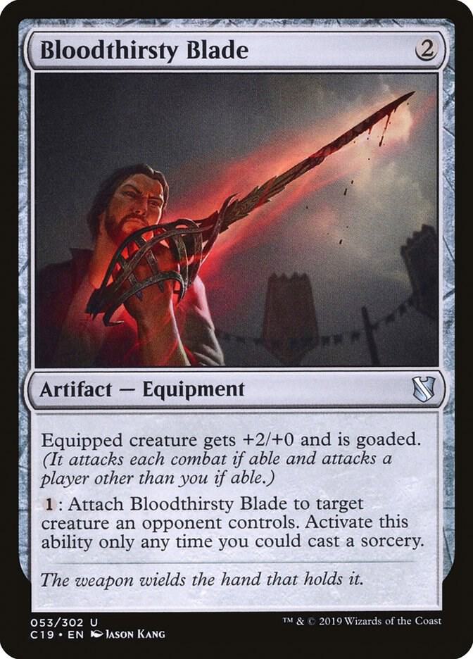 Bloodthirsty Blade 53/302 (Commander 2019)  | Good Games Morley