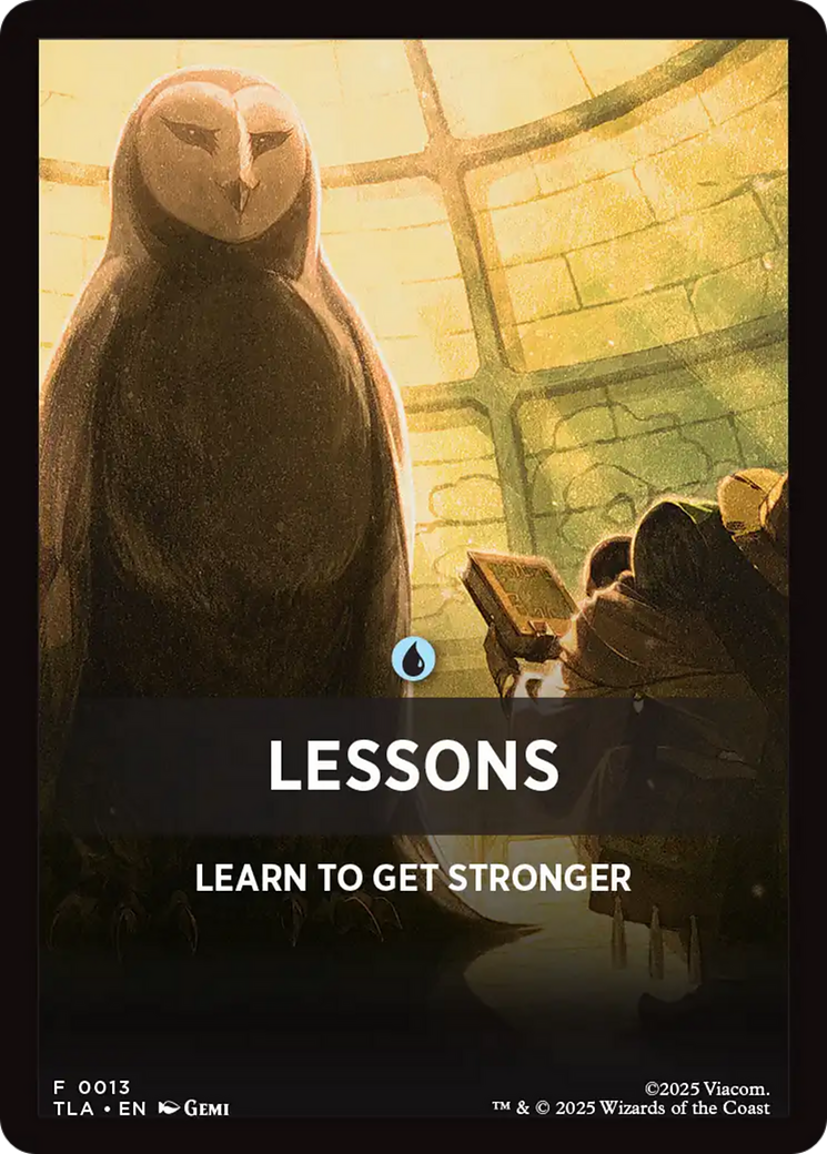 Lessons Theme Card [Avatar: The Last Airbender Tokens] | Good Games Morley