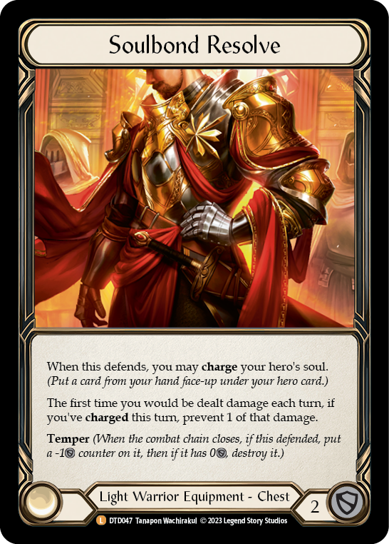 Soulbond Resolve [DTD047] (Dusk Till Dawn)  Cold Foil | Good Games Morley