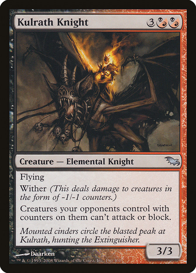 Kulrath Knight 190 (Shadowmoor)  | Good Games Morley