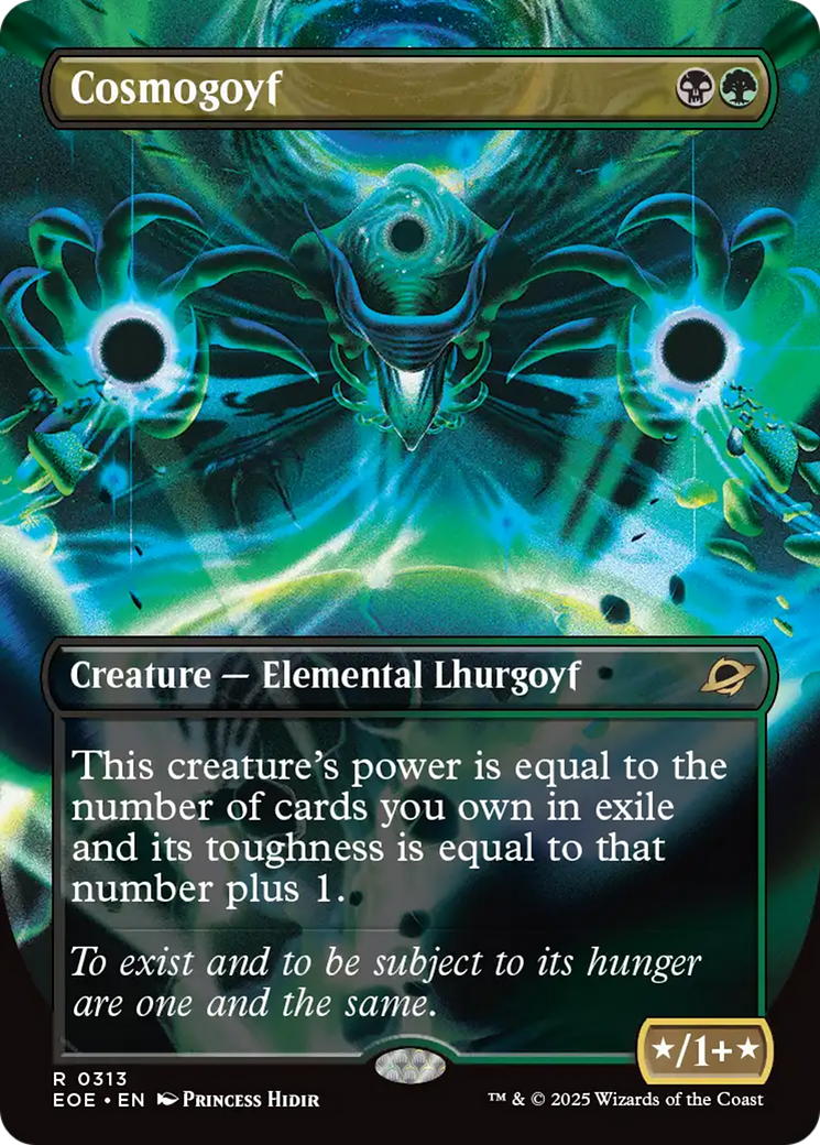 Cosmogoyf (Borderless) [Edge of Eternities] | Good Games Morley