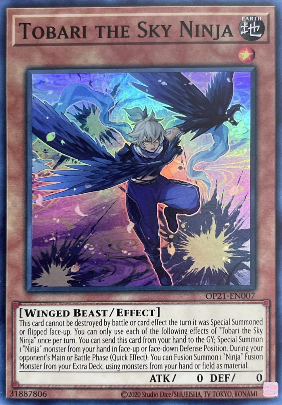 Tobari the Sky Ninja [OP21-EN007] Super Rare | Good Games Morley