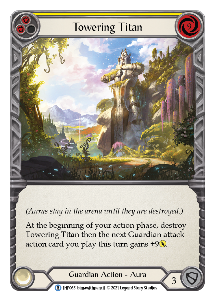 Towering Titan (Yellow) [1HP065] (History Pack 1) | Good Games Morley