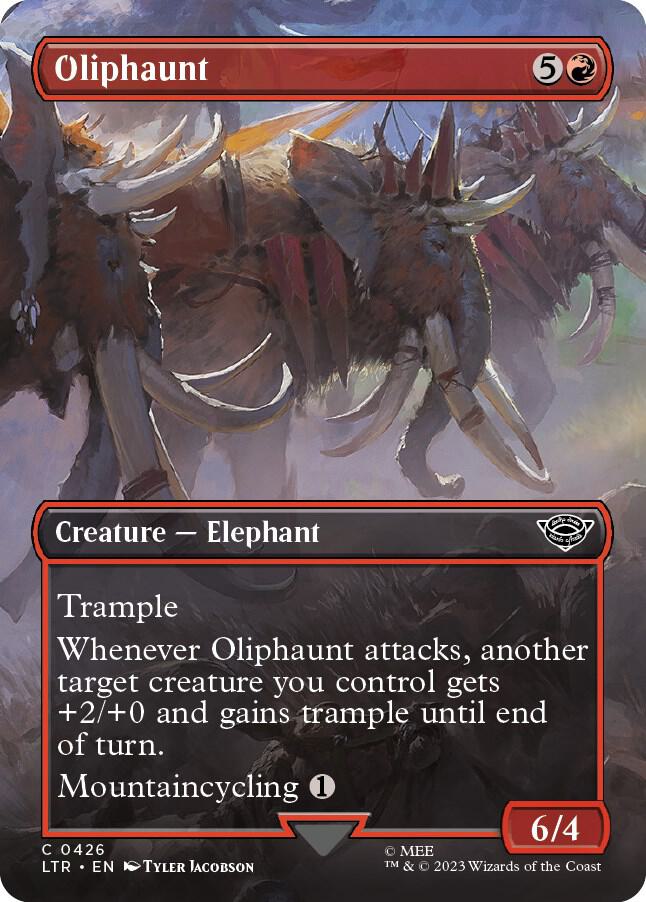 Oliphaunt 426/281 (Universes Beyond: The Lord of the Rings: Tales of Middle-earth)  - Borderless | Good Games Morley