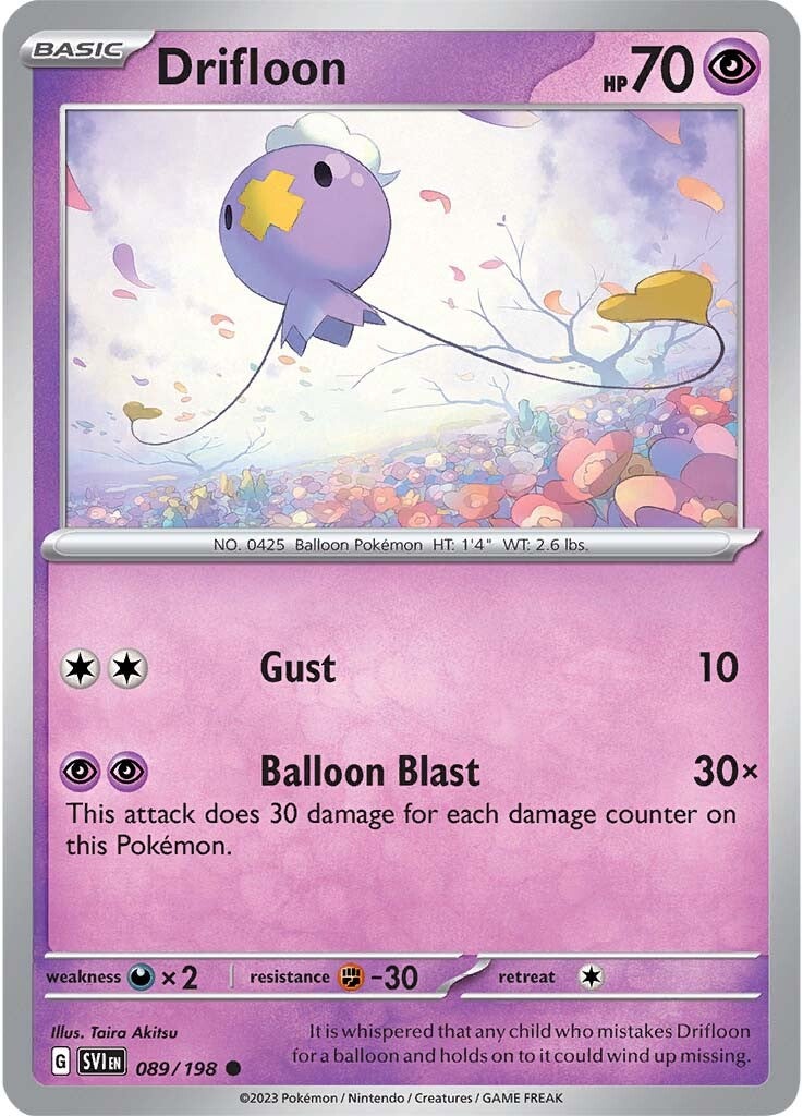 Drifloon (089/198) [Scarlet & Violet: Base Set] | Good Games Morley