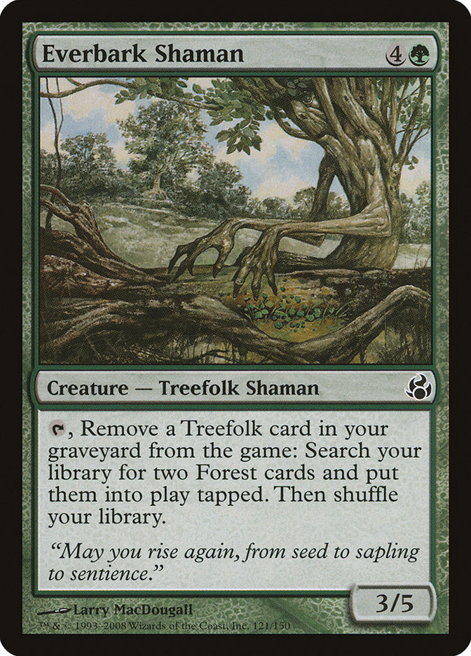 Everbark Shaman 121/150 (Morningtide)  - Foil | Good Games Morley