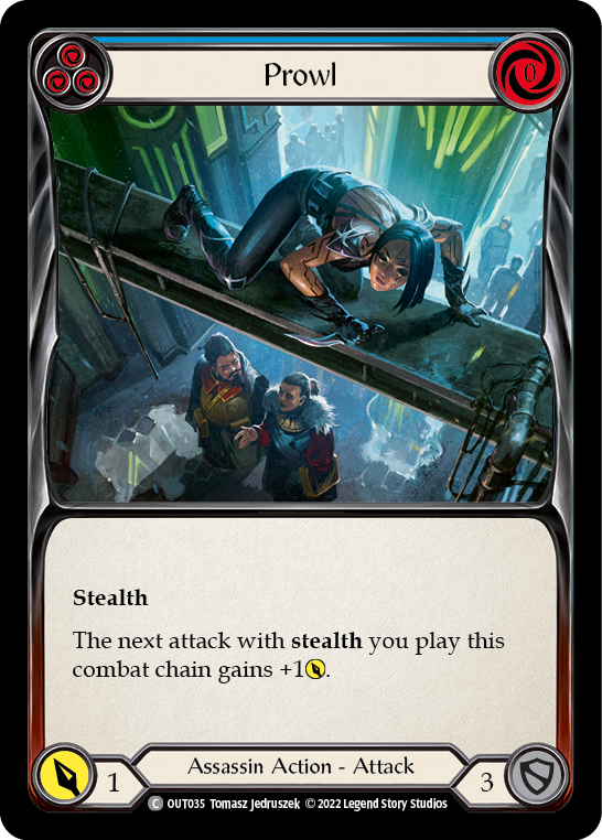 Prowl (Blue) [OUT035] (Outsiders)  Rainbow Foil | Good Games Morley