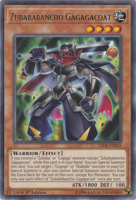 Zubababancho Gagagacoat [LED6-EN035] Rare | Good Games Morley
