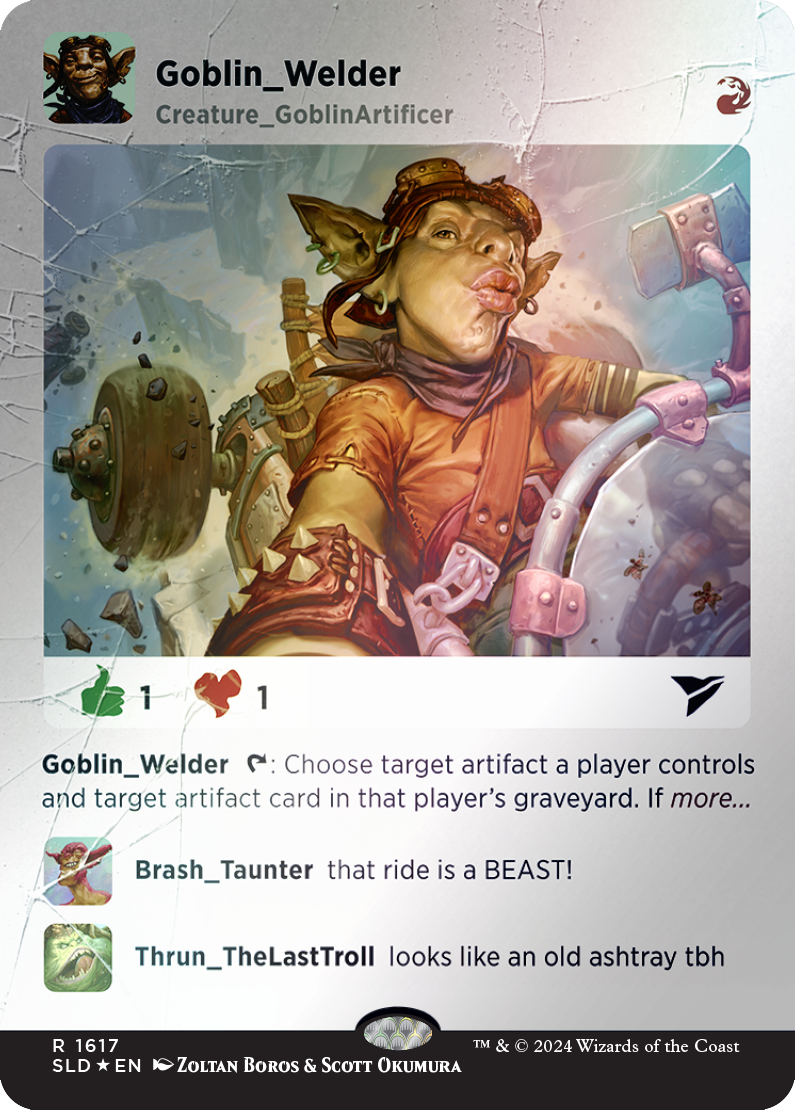 Goblin Welder (Rainbow Foil) [Secret Lair Drop Series] | Good Games Morley