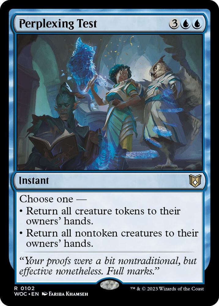 Perplexing Test 102/173 (Commander: Wilds of Eldraine)  | Good Games Morley