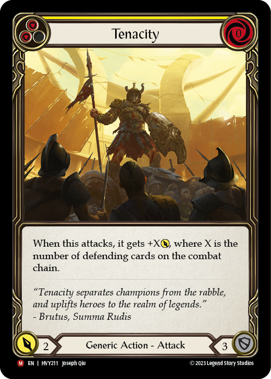 Tenacity [HVY211] (Heavy Hitters)  Rainbow Foil | Good Games Morley