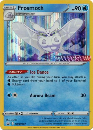 Frosmoth (SWSH007) (Prerelease Promo) [Sword & Shield: Black Star Promos] | Good Games Morley
