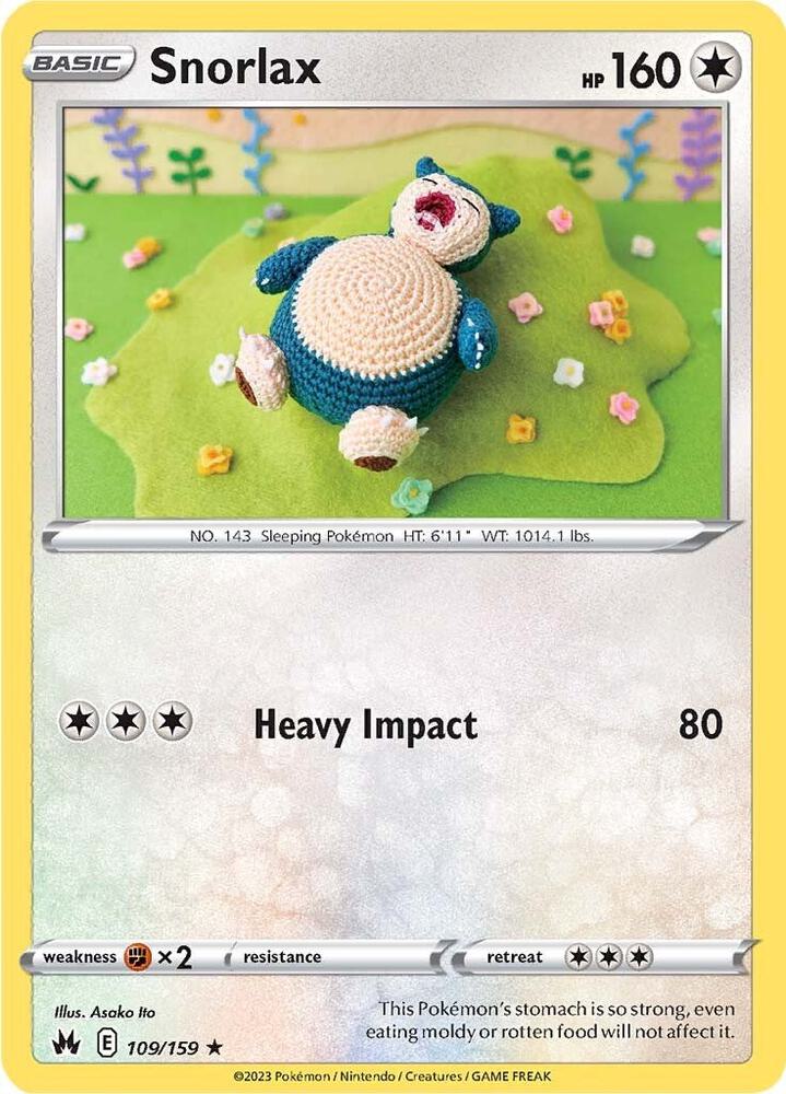 Snorlax 109/159 (Crown Zenith)  | Good Games Morley