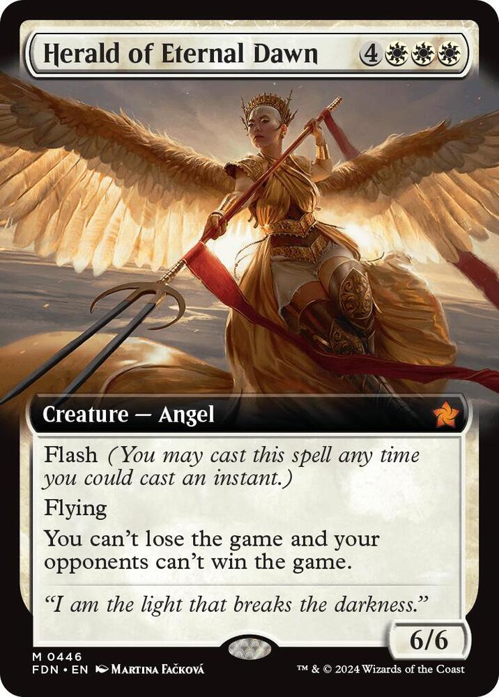 Herald of Eternal Dawn 446 (Foundations)  - Extended Art | Good Games Morley