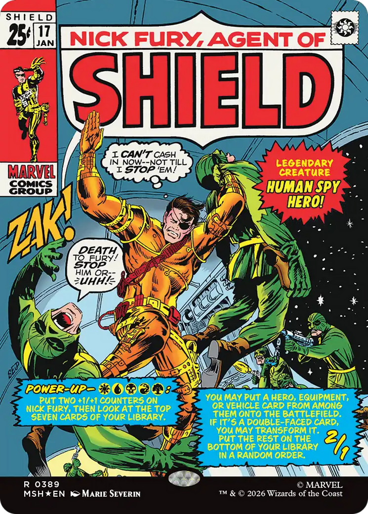 Nick Fury, Agent of SHIELD (Borderless) (0389) [Marvel Super Heroes] | Good Games Morley
