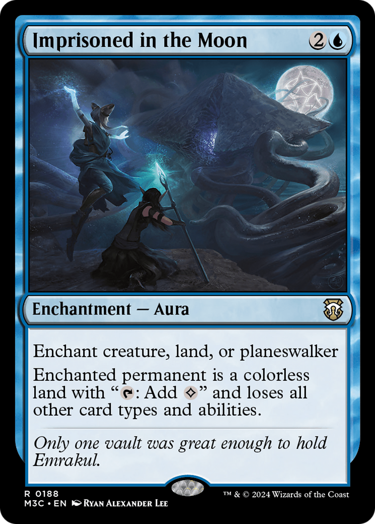 Imprisoned in the Moon (Ripple Foil) [Modern Horizons 3 Commander] | Good Games Morley