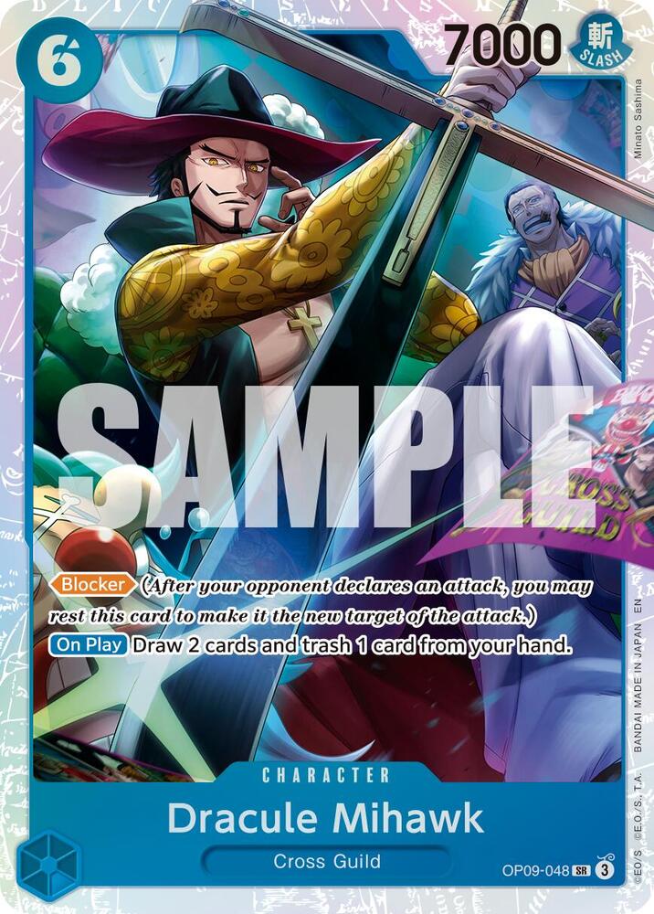 Dracule Mihawk (Reprint) OP09-048 (Premium Booster -The Best- Vol. 2)  - Foil | Good Games Morley