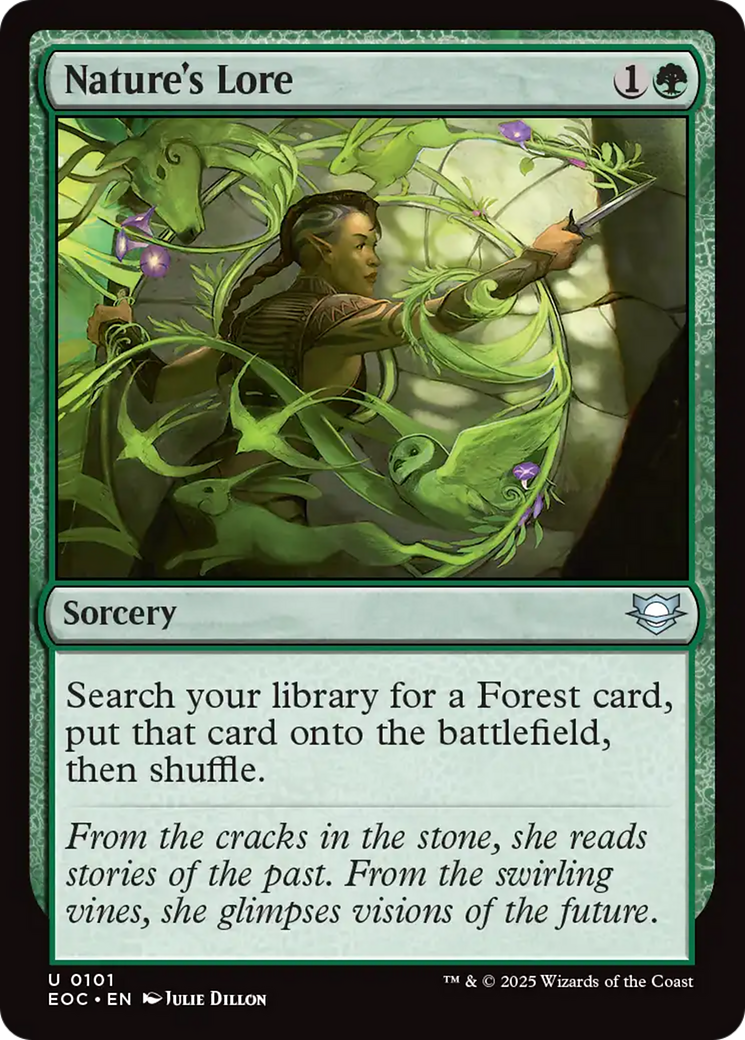 Nature's Lore [Edge of Eternities Commander] | Good Games Morley
