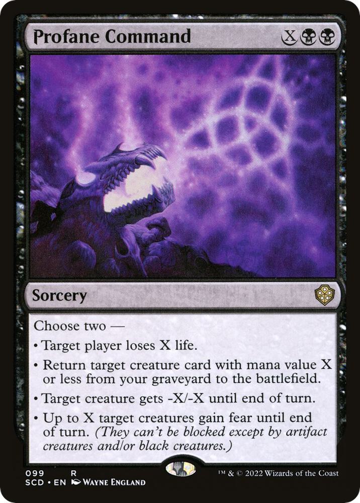 Profane Command 99/352 (Starter Commander Decks)  | Good Games Morley
