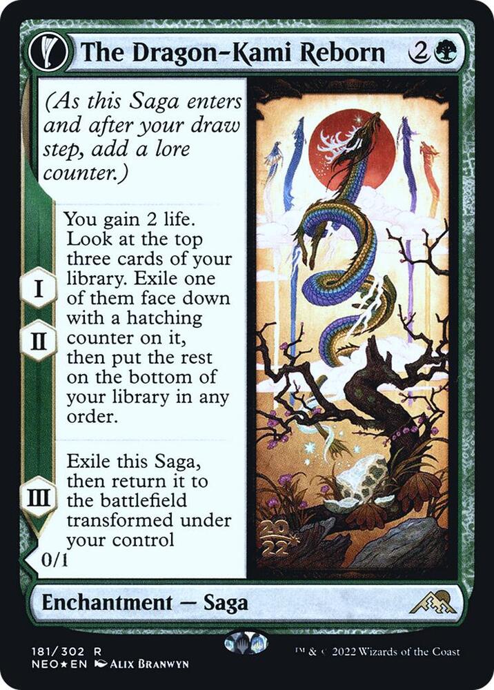 The Dragon Kami Reborn 181s/157 (Prerelease Cards)  - Foil | Good Games Morley